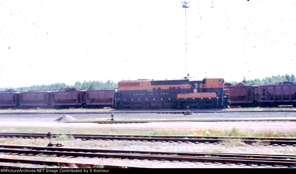 Great Northern ore yard Allouez Duluth MN July 1969